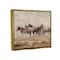 Stupell Industries Galloping Horse Herd Countryside Floater Framed Art